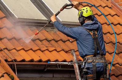Démoussage et hydrofuge de toiture à Garlède-Mondebat